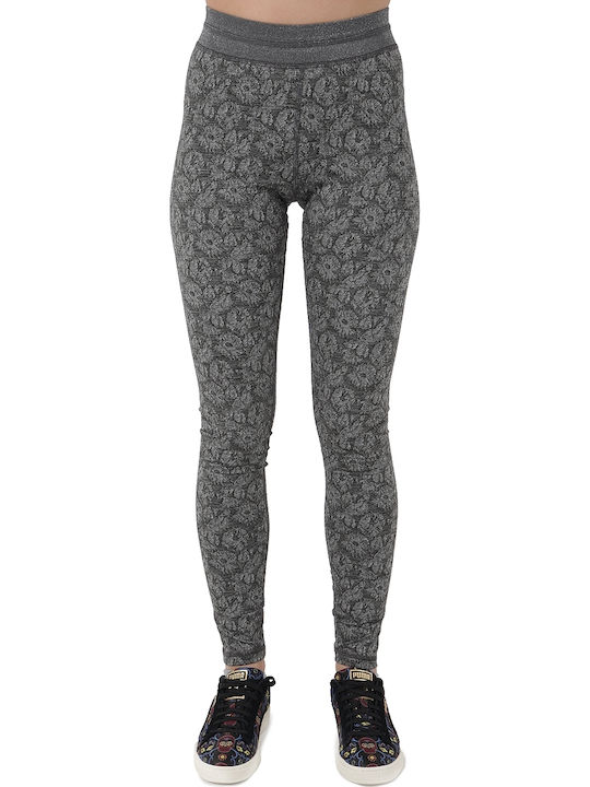 Freddy Ausbildung Frauen Lang Leggings Glänzend Gray F8WMIP1-G890