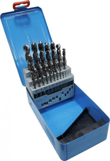 Venus HSS Drill Bit Set 1-13mm Set of 25 Drills HSS for Metal