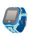 Forever See Me KW-300 Kinder Digitaluhr mit GPS und Kautschuk/Plastik Armband Hellblau