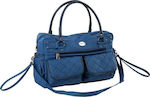 Diaper Handbag Kraft Navy Blue