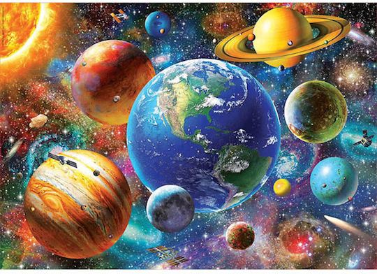 Solar System Puzzle 2D 500 Pieces