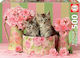 Kitten with Roses Puzzle 2D 500 Pieces