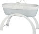 Shnuggle Dreami Moses Coș de Moș cuțit din plastic cu suport Light Grey