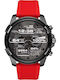 Diesel On Full Guard Stainless Steel 56mm Smartwatch (Red)