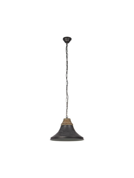 Bizzotto Zalika Pendant Light Single-Light Bell for Socket E27 Black