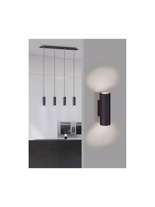 Trio Lighting Marley Κρεμαστό Φωτιστικό Μαύρο Ρ...