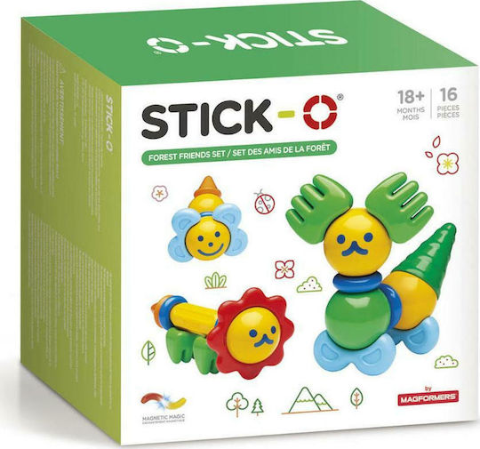 Magformers Μαγνητικό Παιχνίδι Κατασκευών Stick-O Forest Friends Set