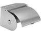 Gloria Exterior Metallic Paper Holder Wall Mounted Silver