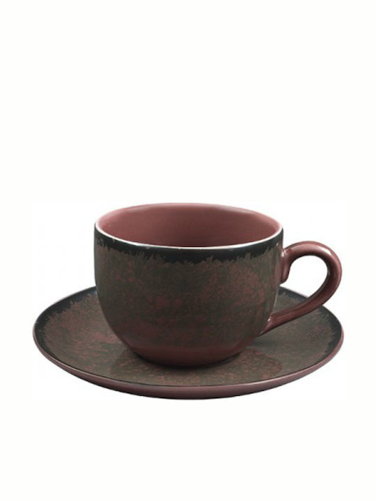 Oriana Ferelli Porcelain Espresso Cup Set 90ml Brown