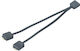 Akasa Cablu De Extensie/Dublator LED Ak-CBLD08-12BK