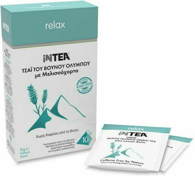 Intea Mountain Tea Relax Με Μελισσόχορτο 10 Bags 11gr