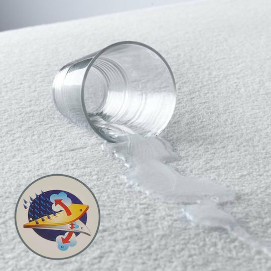 Bed & Home Excellent Set Waterproof White Pillow Protectors 50x70cm