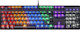 Motospeed CK107 Gaming Mechanical Keyboard with Outemu Blue switches and RGB lighting (US English) Gray