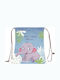 Paperpack Net Elephant Kids Bag Pouch Bag Blue 25cmx30cmcm