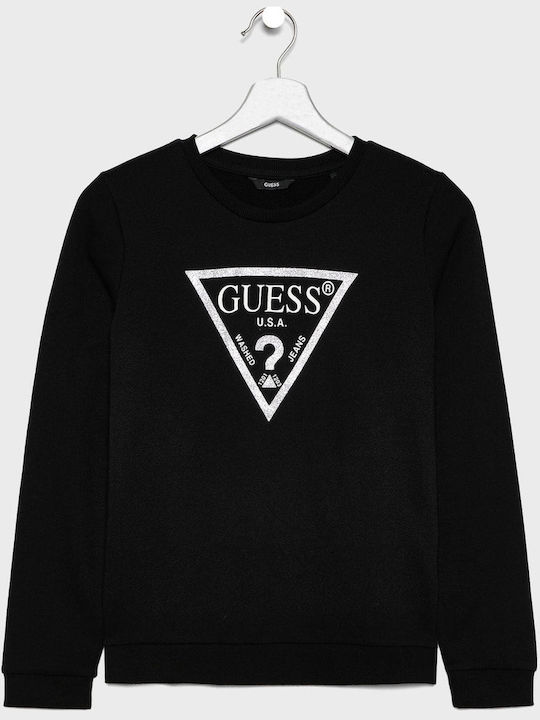 Guess Hanorac pentru copii Negru Activewear