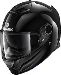 Shark Spartan Blank 1.2 Black Κράνος Μηχανής Full Face 1390gr με Pinlock και Sunvisor