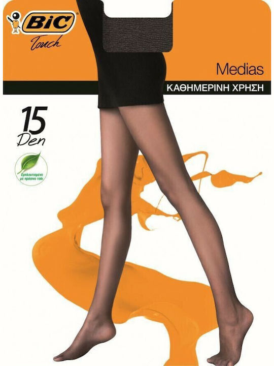 Medias Γυναικείο Καλσόν 15 Den Μαύρο