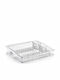 Homeplus Scurgător De Chiuvetă Din Plastic Transparent 46.2x36.7x10.8cm