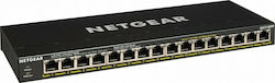 NetGear GS316PP-100EUS Unverwaltet L2 PoE Switch mit 16 Ports Gigabit (1Gbps) Ethernet