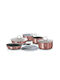 Berlinger Haus i-Rose Collection Cookware Set of Aluminum with Stone Coating Pink 12pcs