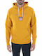 Gant Herren Sweatshirt Jacke mit Kapuze und Taschen Gelb