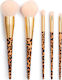 Revolution Beauty Make Up Brushes & Sponges Set for Foundation by Synthetic Bristle Wild Animal 5 Pieces