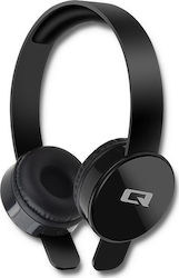 Qoltec Auf dem Ohr Multimedia-Headsets mit Mikrofon und Verbindung 3,5 mm Klinke in Schwarz Farbe