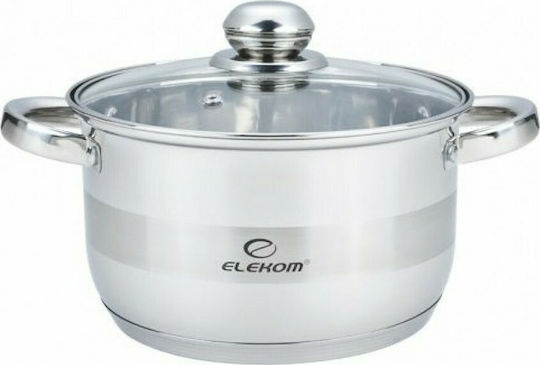 Elekom Tiefer Topf aus Aluminium 8Es / 26cm