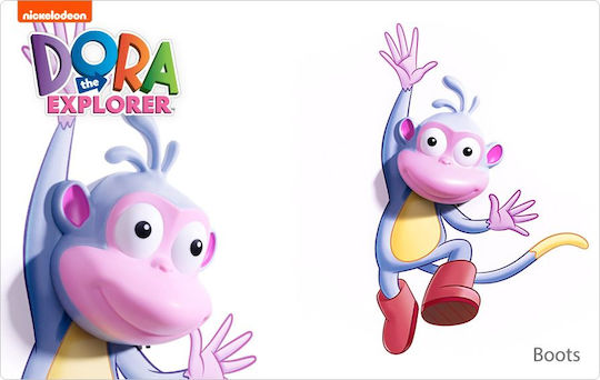 3DLightFX Детска стенна лампа LED Пластмаса 3D Βoots