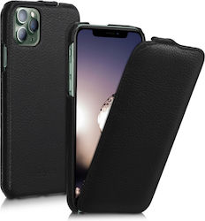 Kalibri Vertikaler Flip Schware (iPhone 11 Pro Max)