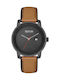 Kenneth Cole Watch Battery with Brown Leather Strap RK50081004