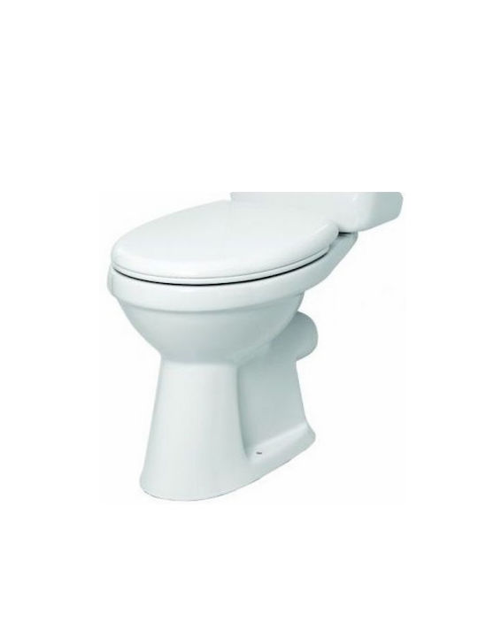 Gloria Plastic Toilet Seat White Porta 45cm