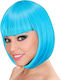 Wig Lou Lou Blue Carnival Wig Square Red