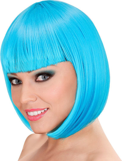 Wig Lou Lou Blue Carnival Wig Square Red