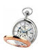 Lowell Men's Watch 47mm Pocket Automatic Silver