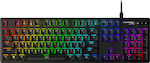 HyperX Alloy Origins Tastatură Mecanică de Gaming cu HyperX Red întrerupătoare și iluminare RGB Negru