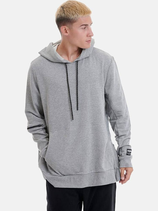 BodyTalk Sweatshirt with Hood Grey Melange