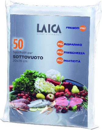 Laica VT Flat Vacuum Sealer Bag 200x280mm 50pcs