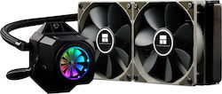 Thermalright Turbo Right 240 C Wasserkühlung für Prozessor Doppelter Ventilator 120mm für Sockel AM4/115x mit RGB Beleuchtung