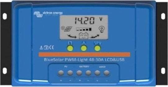 Victron Energy BlueSolar PWM-LCD&USB 48-30 Ρυθμιστής Φόρτισης 48V 30A