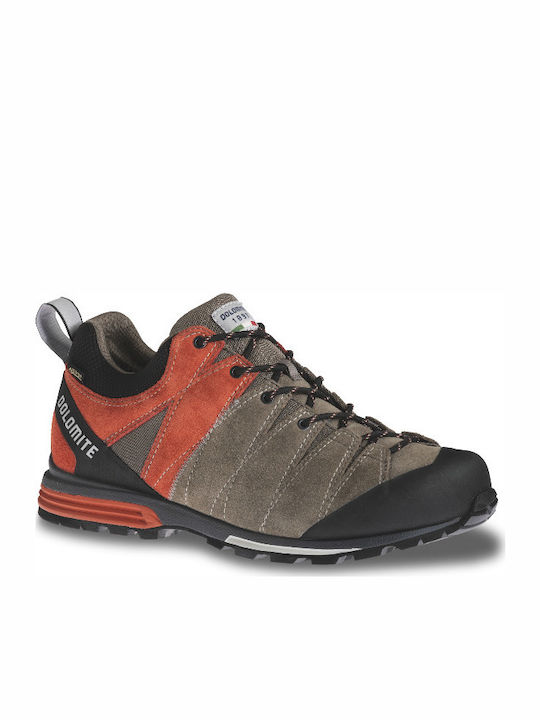 Dolomite Diagonal Pro Mid GTX Ανδρικά Ορειβατικά Παπούτσια Αδιάβροχα με Μεμβράνη Gore-Tex Γκρι