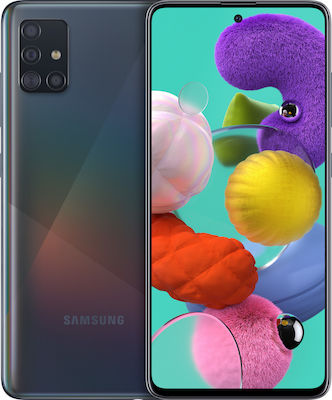 Samsung Galaxy A51 Две SIM карти (4GB/128GB) Crush Black