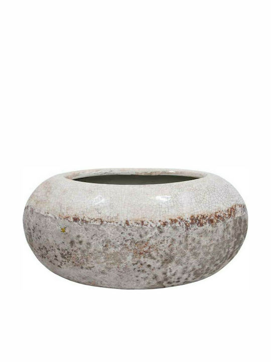 Fylliana Декоративна купа Керамика Кафяв 30.5x15x13.5см 1бр