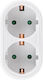 Sonora PAW200 T-Shaped Wall Plug 2 Positions