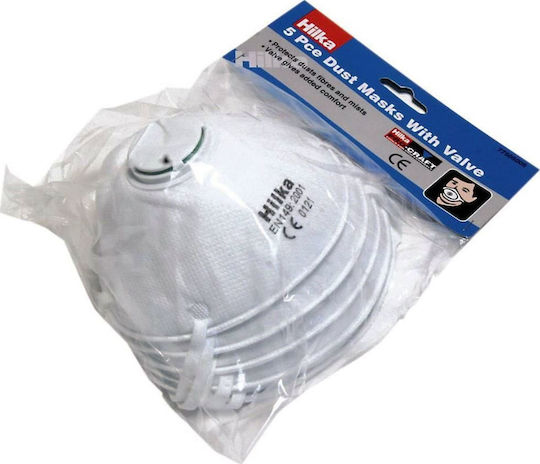 Hilka Mask Half Face with FFP1 Protection Filter 5pcs