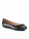 Leather Ballerinas D Charlene B Black