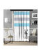 Beverly Hills Polo Club Κουρτίνα με Τρουκς Γαλάζια 140x260εκ.