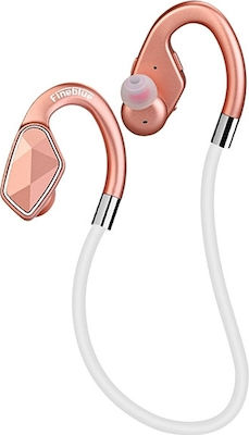 Fineblue MT-2 In-ear Bluetooth Handsfree Căști cu Rezistență la Transpirație Rose Golά