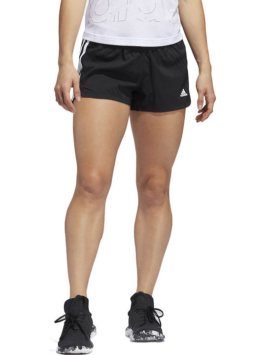 Pacer 3-Stripes Woven Femei Pantaloni scurți Pantaloni scurți Negru