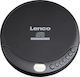 Lenco Portable Radio-CD Player Equipped with CD Black